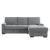 Morelia Fabric Sectional with Pull-out Bed and Hidden Storage, Right Chaise Facing