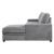 Morelia Fabric Sectional with Pull-out Bed and Hidden Storage, Right Chaise Facing