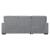 Morelia Fabric Sectional with Pull-out Bed and Hidden Storage, Left Chaise Facing