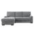 Morelia Fabric Sectional with Pull-out Bed and Hidden Storage, Left Chaise Facing
