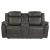 Centeroak Microfiber Double Reclining Loveseat