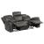 Centeroak Microfiber Reclining Living Room Set