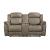 Centeroak Microfiber Double Reclining Loveseat