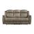 Centeroak Microfiber Double Reclining Sofa