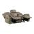 Centeroak Microfiber Double Reclining Sofa