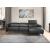 Argonne Leather/Leatherette Sectional, Right Chaise Facing