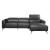 Argonne Leather/Leatherette Sectional, Right Chaise Facing