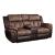 Jaylen Polished Microfiber Reclining Loveseat