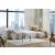 Newilla Polyester Fabric/Steel Reversible Storage Sleeper Sectional w/Standart Arm Rests