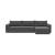 Newilla Reversible Storage Sleeper Sectional w/ Standart Arm Rests