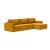 Newilla Polyester Fabric/Steel Reversible Storage Sleeper Sectional w/Standart Arm Rests