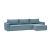 Newilla Reversible Storage Sleeper Sectional w/ Standart Arm Rests