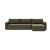 Newilla Reversible Storage Sleeper Sectional w/ Standard Arm Rests