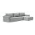 Newilla Reversible Storage Sleeper Sectional w/ Standard Arm Rests