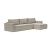 Newilla Reversible Storage Sleeper Sectional w/ Standard Arm Rests