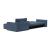 Newilla Reversible Storage Sleeper Sectional w/ Standart Arm Rests