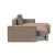 Newilla Polyester Fabric/Steel Reversible Storage Sleeper Sectional w/Standart Arm Rests
