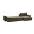 Newilla Reversible Storage Sleeper Sectional w/ Standard Arm Rests