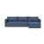 Newilla Reversible Storage Sleeper Sectional w/ Slim Arm Rests