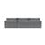 Newilla Reversible Storage Sleeper Sectional w/ Slim Arm Rests