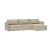 Newilla Reversible Storage Sleeper Sectional w/ Slim Arm Rests