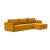 Newilla Polyester Fabric/Steel Reversible Storage Sleeper Sectional w/Slim Arm Rests