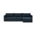 Newilla Reversible Storage Sleeper Sectional w/ Slim Arm Rests