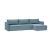 Newilla Reversible Storage Sleeper Sectional w/ Slim Arm Rests