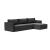 Newilla Reversible Storage Sleeper Sectional w/ Slim Arm Rests
