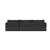 Newilla Polyester Fabric/Steel Reversible Storage Sleeper Sectional w/Slim Arm Rests