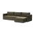 Newilla Reversible Storage Sleeper Sectional w/ Slim Arm Rests