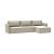 Newilla Reversible Storage Sleeper Sectional w/ Slim Arm Rests