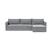 Newilla Reversible Storage Sleeper Sectional w/ Slim Arm Rests
