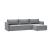 Newilla Reversible Storage Sleeper Sectional w/ Slim Arm Rests