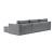 Newilla Reversible Storage Sleeper Sectional w/ Slim Arm Rests