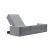 Newilla Polyester Fabric/Steel Reversible Storage Sleeper Sectional w/Slim Arm Rests
