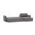 Newilla Polyester Fabric/Steel Reversible Storage Sleeper Sectional w/Slim Arm Rests