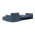Newilla Reversible Storage Sleeper Sectional w/ Slim Arm Rests