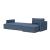 Newilla Reversible Storage Sleeper Sectional w/ Slim Arm Rests