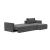 Newilla Polyester Fabric/Steel Reversible Storage Sleeper Sectional w/Slim Arm Rests