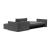 Newilla Reversible Storage Sleeper Sectional w/ Slim Arm Rests