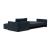Newilla Reversible Storage Sleeper Sectional w/ Slim Arm Rests