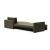 Newilla Reversible Storage Sleeper Sectional w/ Slim Arm Rests