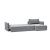 Newilla Reversible Storage Sleeper Sectional w/ Slim Arm Rests