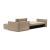 Newilla Polyester Fabric/Steel Reversible Storage Sleeper Sectional w/Slim Arm Rests