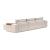 Newilla Reversible Storage Sleeper Sectional w/ Wide Arm Rests