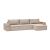 Newilla Reversible Storage Sleeper Sectional w/ Wide Arm Rests