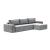 Newilla Reversible Storage Sleeper Sectional w/ Wide Arm Rests