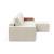 Newilla Polyester Fabric/Steel Reversible Storage Sleeper Sectional w/Wide Arm Rests