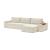 Newilla Reversible Storage Sleeper Sectional w/ Wide Arm Rests